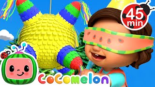 Ninas Dale Pinata Birthday Surprise  More Ninas Familia  CoComelon Nursery Rhymes amp Kids Songs [upl. by Hessney]