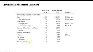 Projected Financials [upl. by Aprilette]