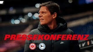 quotÄrmel hochkrempelnquot I Pressekonferenz nach Eintracht Frankfurt  Arminia Bielefeld [upl. by Warthman]