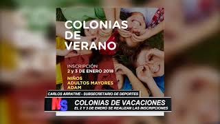 INSCRIPCIÓN PARA LAS COLONIAS DE VACACIONES [upl. by Faustus]