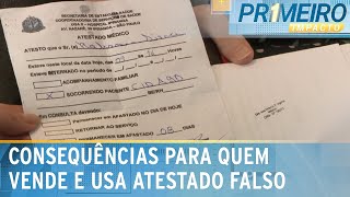 Atestado falso especialistas explicam fraude e consequências  Primeiro Impacto 090924 [upl. by Rehtaef]