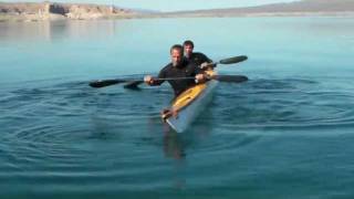 Tandem  Triple Kayak Brace  Rescue Drills [upl. by Oesile]