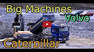 Volvo 210B Excavator Vs Caterpillar 980G Wheel Loader [upl. by Kyle]