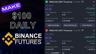 How to trade in Binance Futures for beginners  BITCOIN FUTURES TRADING TUTORIAL [upl. by Ecirtael698]