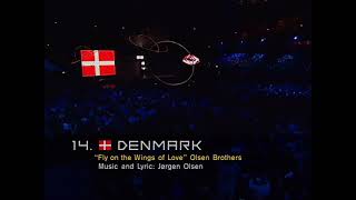 Olsen Brothers  Fly on the wings of love Eurovision Song Contest 2000 DENMARK [upl. by Strephonn]