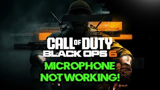 How To Fix Game Voice Chat amp Mic Not Working in Call of Duty Black Ops 6 [upl. by Skurnik179]