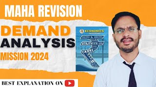 12TH HSC BOARD ECONOMICS REVISION DEMAND ANALYSIS [upl. by Alcus]