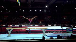 ELPITIYA BADALGE DONA Milka Gehani SRI  2019 Artistic Worlds Stuttgart GER  Qualifications B [upl. by Doralin]