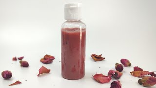 How to Make Exfoliating Face Wash DIY ROSE FACE WASH [upl. by Ali]