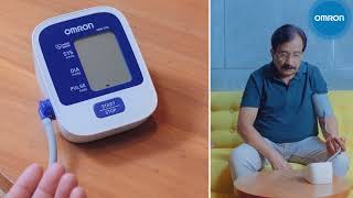 How to Use Omron HEM 7124  Digital Blood Pressure Monitor amp sync with Omron Connect App [upl. by Sethi]