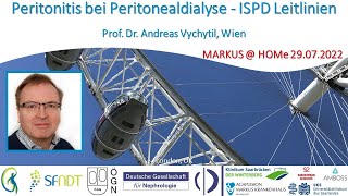 Peritonitis bei Peritonealdialyse  ISPD Leitlinien  Professor Andreas Vychytil Wien [upl. by Hynda538]