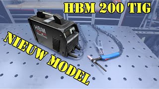 HBM machines heeft een nieuw model Tig lasapparaat de HBM 200 Tig [upl. by Nahpets]