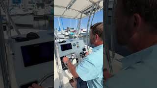 How to pivot turn on a boat Shorts Boat [upl. by Akenaj]