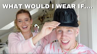 TikTok Challenge quotWHAT WOULD I WEAR IFquot mit Dan The Man  fashion [upl. by Eden]