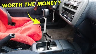 Is the KTuned Circuit X Short Shifter Worth It Turbo B Series Civic  Boosted John [upl. by Hughmanick149]