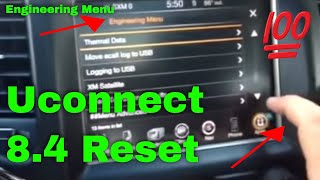 UConnect 84 Reset and Hack [upl. by Schonthal109]