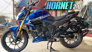 2024 Hornet 20 New model🔥  Honda Hornet 20 matte Blue colour Harsh verma [upl. by Mikal]