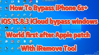 iPhone 6s iOS 1583 iCloud bypass after Apple patch world first signal 5s78X iRemove Tool win [upl. by Nnovahs]