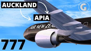 FSX  Air New Zealand Boeing 777300ER from Auckland to Apia  PMDG 777 [upl. by Nilats53]