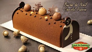 ❅ Recette de Bûche de Noël Chocolat Passion ❅ [upl. by Renard]