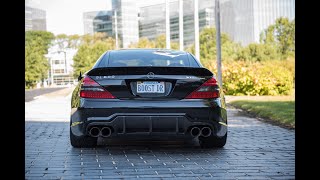 My SL600 Biturbo Gets A New Exhaust [upl. by Ayotac]