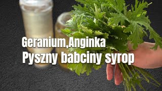 JAK ZROBIĆ BABCINY SYROP Z GERANIUM prosty przepis prostoismacznie4151 [upl. by Yssirk876]