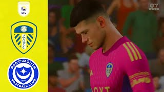 Leeds vs Portsmouth Highlights  EFL Championship 202425 [upl. by Kowalski]