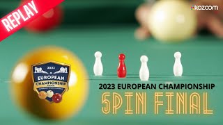 European Championship Antalya 2023  Final 5 Pin QUARTA vs MARCOLIN [upl. by Annaed]