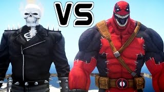 GHOST RIDER VS VENOMPOOL  EPIC BATTLE [upl. by Artkele]