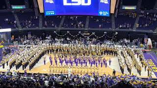 LSU Tiger Marching BandPMAC performance before Vanderbilt game [upl. by Ayekin]