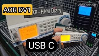 AOR DV1 SCANNER  USB  C [upl. by Aliuqaj]