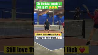 Pickleball paddle fake shot is it USELESS  pickleball pickles pickleballskills shorts short [upl. by Woody]