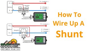 LiFePO4 How To Wire Up Electrical Shunt Coulomb Counter Sampler [upl. by Erwin]