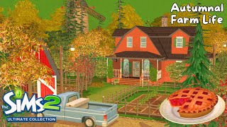 🍂 Autumnal Farm Life 🥧  The Sims 2 [upl. by Thia]