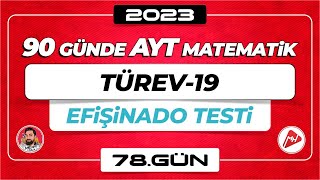 Türev19  90 Günde AYT Matematik Kampı  78Gün  2023  türev aytmatematik [upl. by Pomfret]