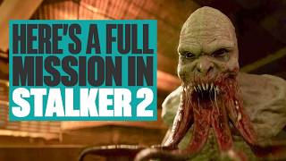 STALKER 2 Heart of Chornobyl  Full Mission Gameplay in 4K on PC [upl. by Nymsaj]