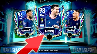 😎 MESSI TOTS NEYMAR TOTS Y MBAPPÉ TOTS EN FIFA 22 MOBILE  EL MEJOR TRIDENTE  🔥 [upl. by Demmahum]