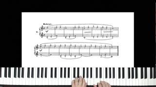 Czernyana  fascicolo I  n 2  Moderato  piano tutorial by Antonio De Angelis [upl. by Klehm]