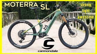 Cannondale moterra sl  revolutionary powerful and lightweight eMTB [upl. by Zetra231]