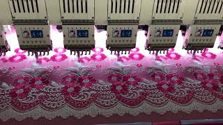 676－165 Multi Heads Embroidery Machine [upl. by Mandie620]