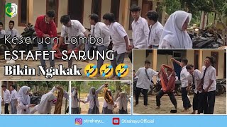 LOMBA ESTAFET SARUNG Memperingati Hari Santri Nasional 2024  SMP amp SMK NU Wringin [upl. by Allyn]