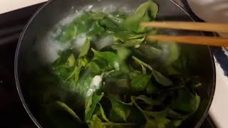 WOLFBERRY LEAVES in JÚK cooking healthy food congee dailyvlog ofw life update [upl. by Auguste]