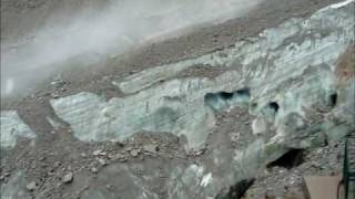 13 July 11 Mer de Glace Debris Flow [upl. by Tebzil316]