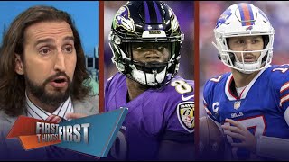 FIRST THINGS FIRST  Nick Wright reacts to upcoming match belong to Bills at Ravens [upl. by Isidora992]