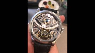 JLC HYBRIS MECHANICA GYROTOURBILLON [upl. by Atteuqihc]