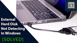 How To Fix External Hard Disk Not Detecting In Windows No Drive Letter [upl. by Janene]