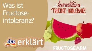 dm erklärt Unverträglichkeit gegen Fructose auch Fruchtzucker  was ist Fructoseintoleranz [upl. by Carolynn76]