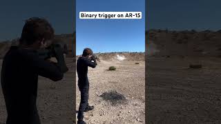 Binary trigger on an AR15 [upl. by Hawthorn]