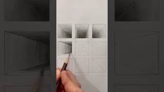 Turn Simple Boxes into MindBlowing 3D Art 3dart illusionart pencildrawing arttutorial [upl. by Frissell]