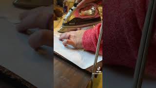 Bookbinders repair a Bible bookbinding biblerepair bookbinder bible bookbindery [upl. by Sclar965]